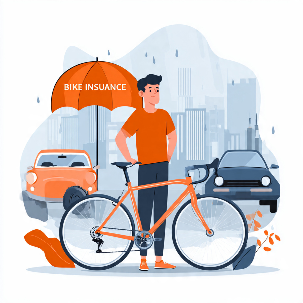 Seguro para bicicleta com proteção contra roubo e danos