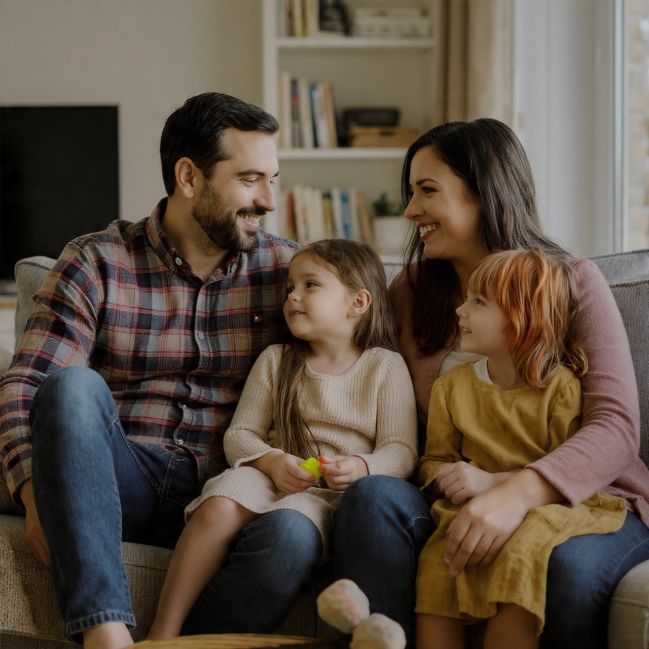 Seguro de vida garantindo proteção financeira para família